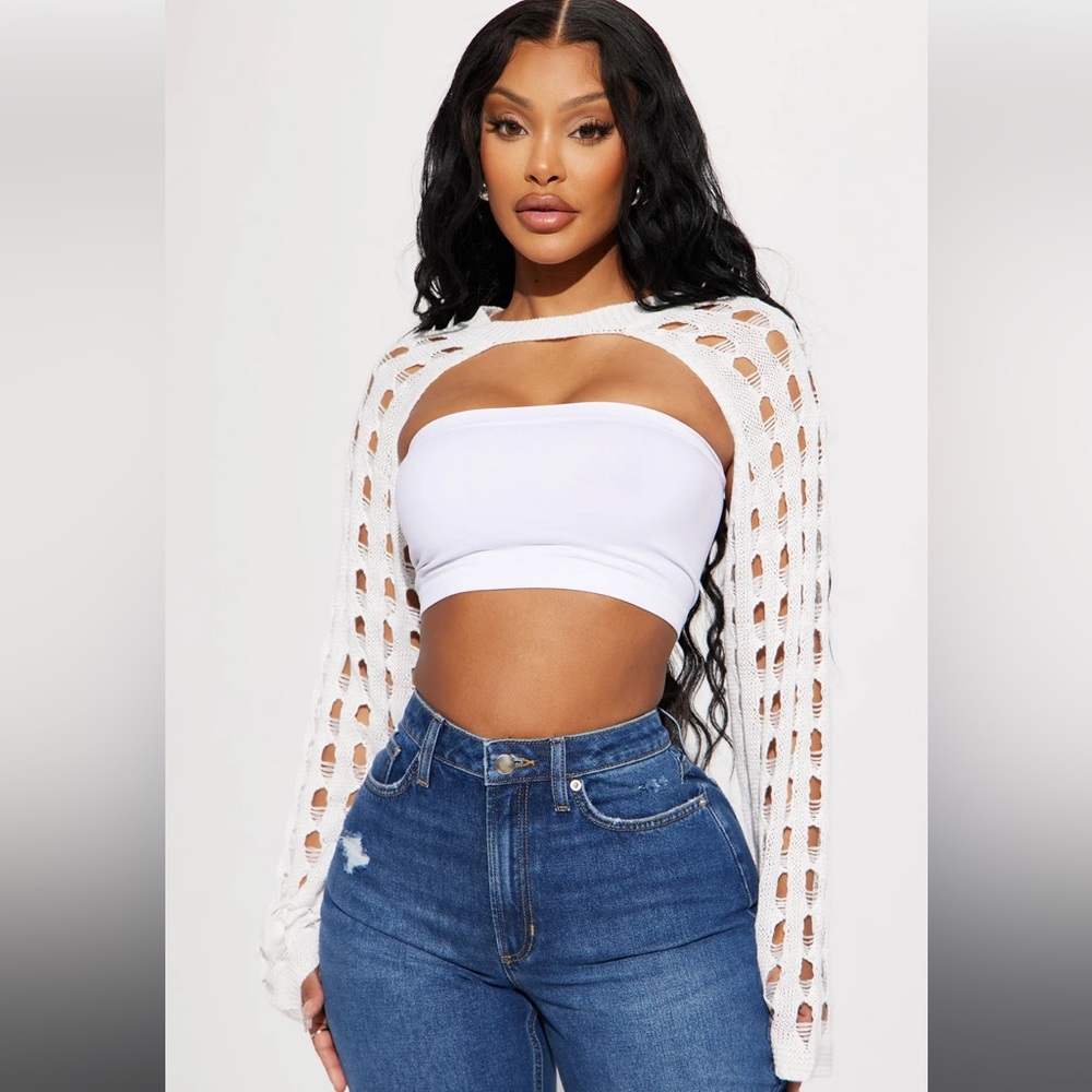 Fashion Nova shrug sweater